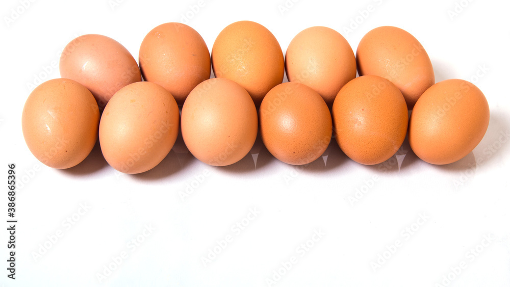 Close-up of fresh brown eggs ,copy space,background, Close-up of fresh brown eggs ,copy space,background,