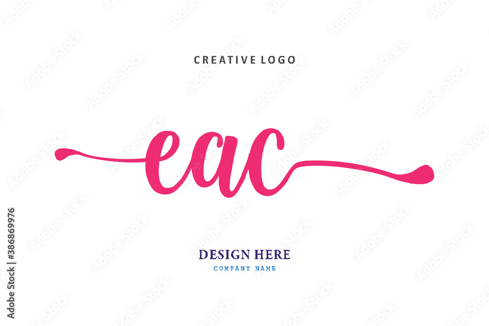 logo composition of the letter EAC is simple, easy to understand and authoritative logo composition of the letter EAC is simple, easy to understand and authoritative