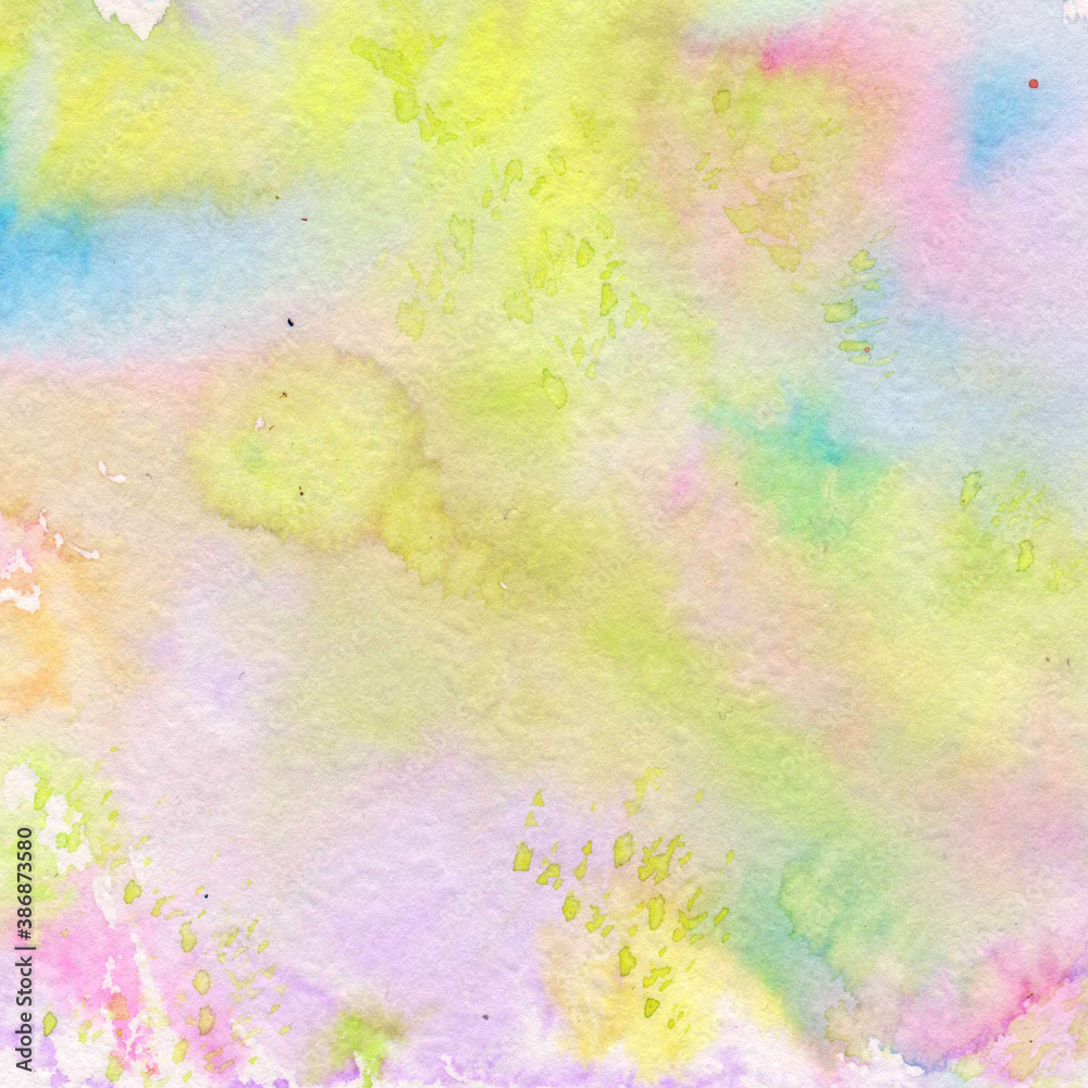 Abstract hand drawn watercolor background