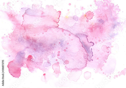 Abstract hand drawn watercolor background