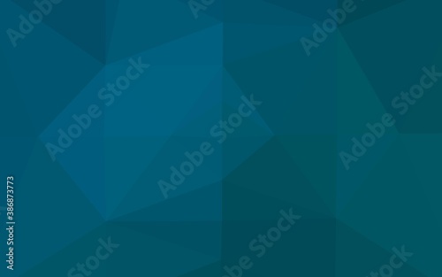 Light BLUE vector blurry triangle pattern.
