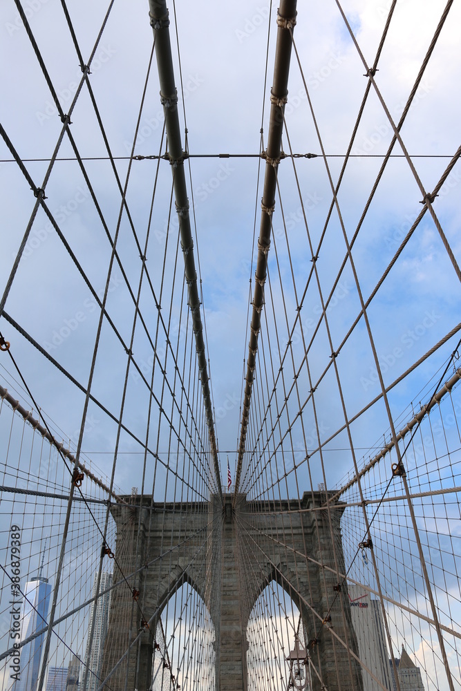 Fototapeta premium New York City Manhattan Brooklyn Bridge 