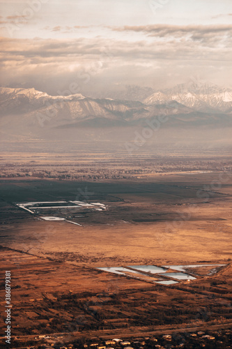 Sunset over the Alazani Valley - Signagi, Georgia
