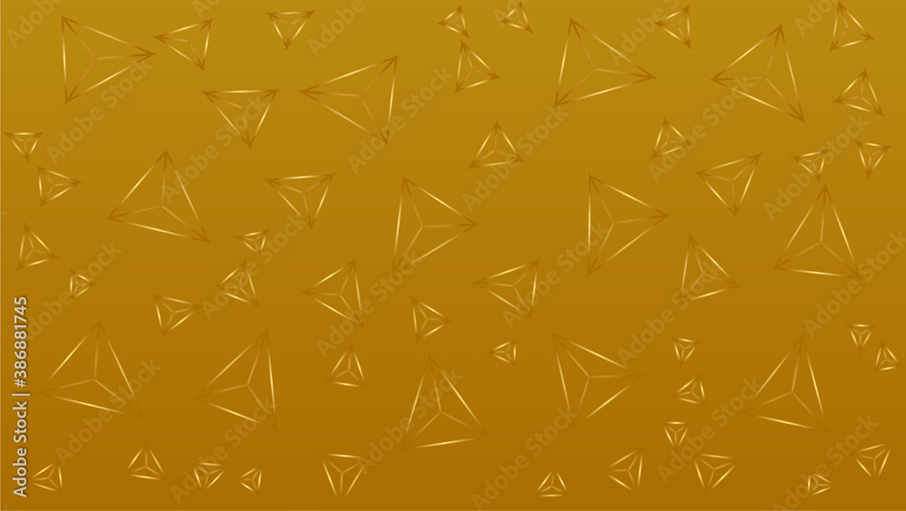 Triangle gold background vector design Triangle gold background vector design