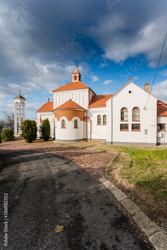 Church in fonyod, near balaton