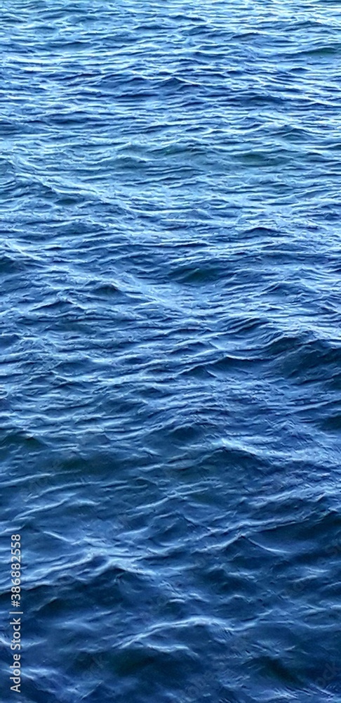 Obraz premium blue water surface