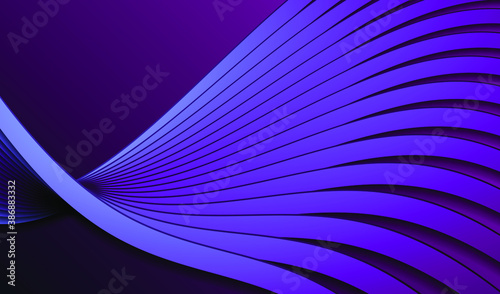 Dark technology background. Purple surface and waves texture. Vector EPS10