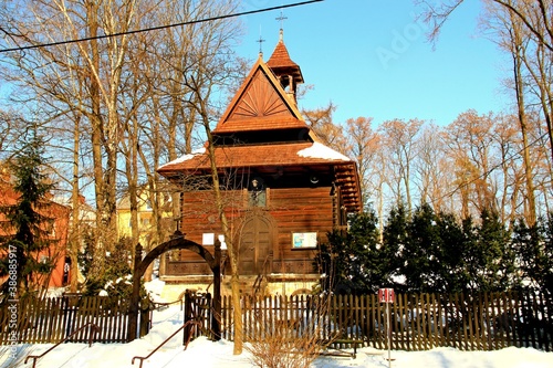 Nałęczów, Uzdrowisko, Sanatorium, Park, Pawilon, Kaczki, Staw, 