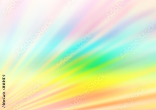 Light Multicolor, Rainbow vector glossy abstract background.