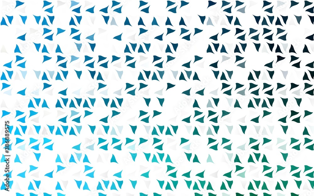 Light Blue, Green vector template with crystals, triangles. Light Blue, Green vector template with crystals, triangles.