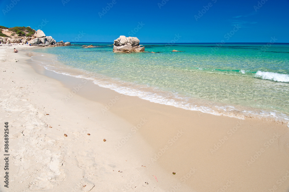 Santa Giusta beach, Costa Rei, Muravera, Castiadas, Cagliari, Sardinia, Italy, Europe
