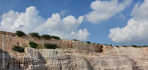 panorama of the ruins of the ancient city