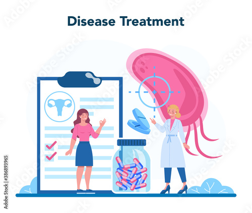 Gynecologist, reproductologist and women health concept. Human