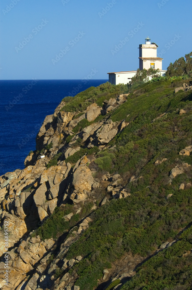 capo ferrato lighthouse, Muravera, Sardinia capo ferrato lighthouse, Muravera, Sardinia