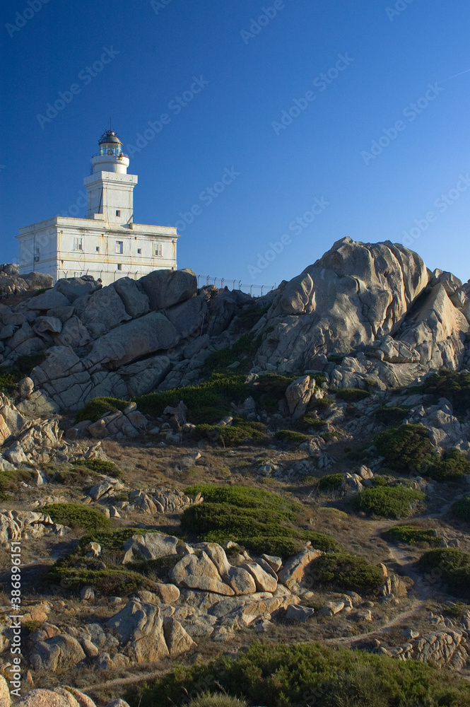 capo testa lighthouse, Santa Teresa di Gallura Sardinia

