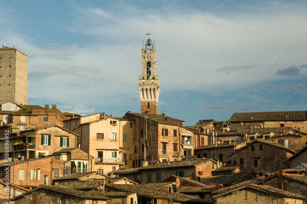 Fototapeta premium A view of Siena