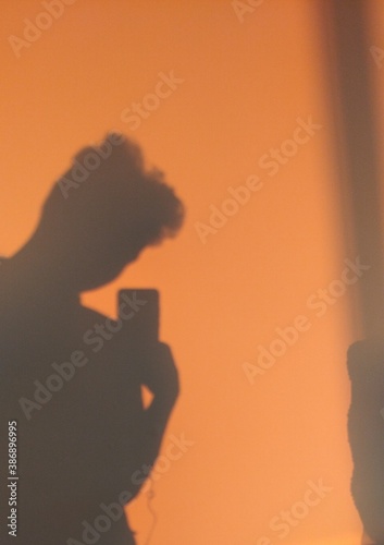 Wallpaper Mural silhouette of a person Torontodigital.ca