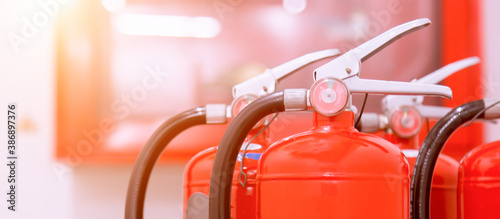 Powerful industrial fire extinguishing system.