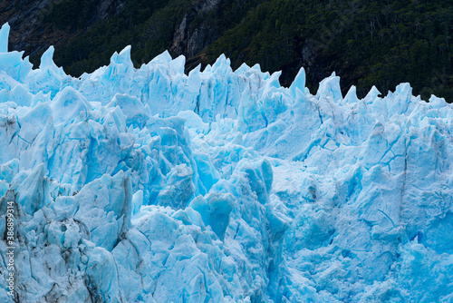 Garibaldi Glacier, Darwin Mountain Range, Beagle Channel, Tierra del Fuego Archipelago, Magallanes and Chilean Antarctica Region, Chile, South America, America photo