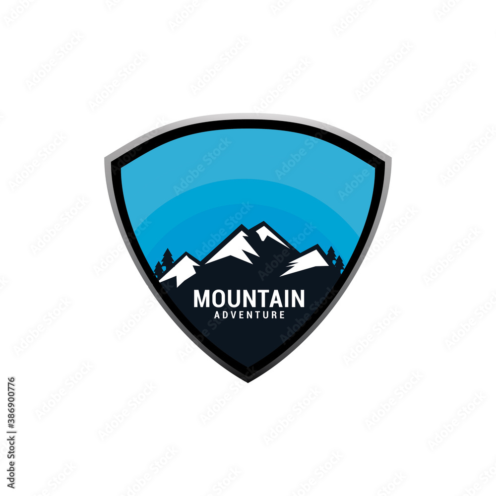 mountain logo icon vector template.