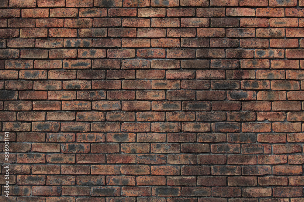 Naklejka premium 赤れんがの壁