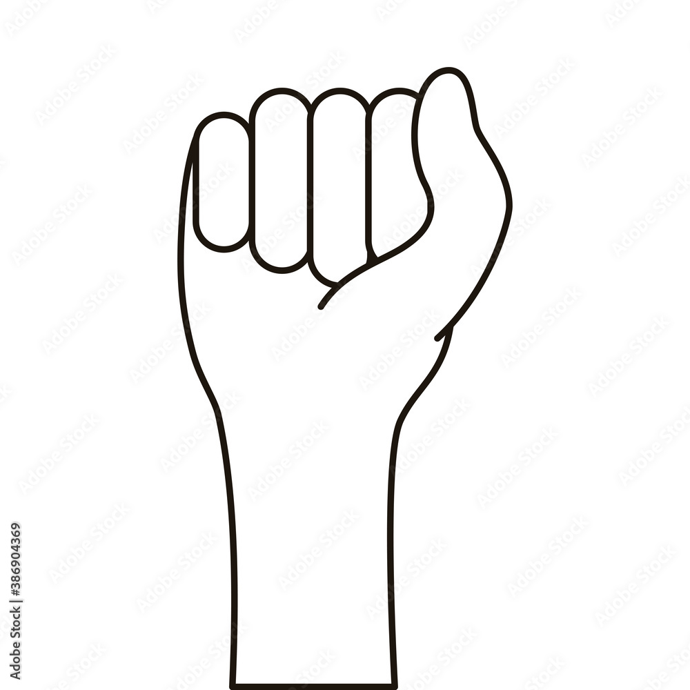 hand fist fighter silhouette icon hand fist fighter silhouette icon