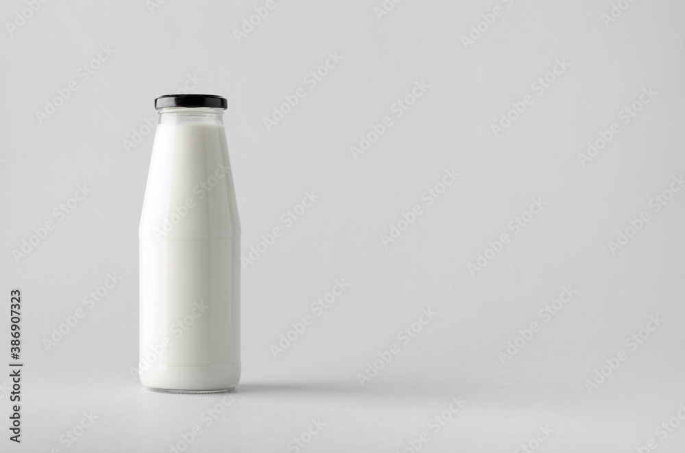Milk Bottle Mock-Up Milk Bottle Mock-Up