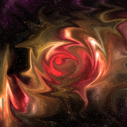 abstract fractal flower