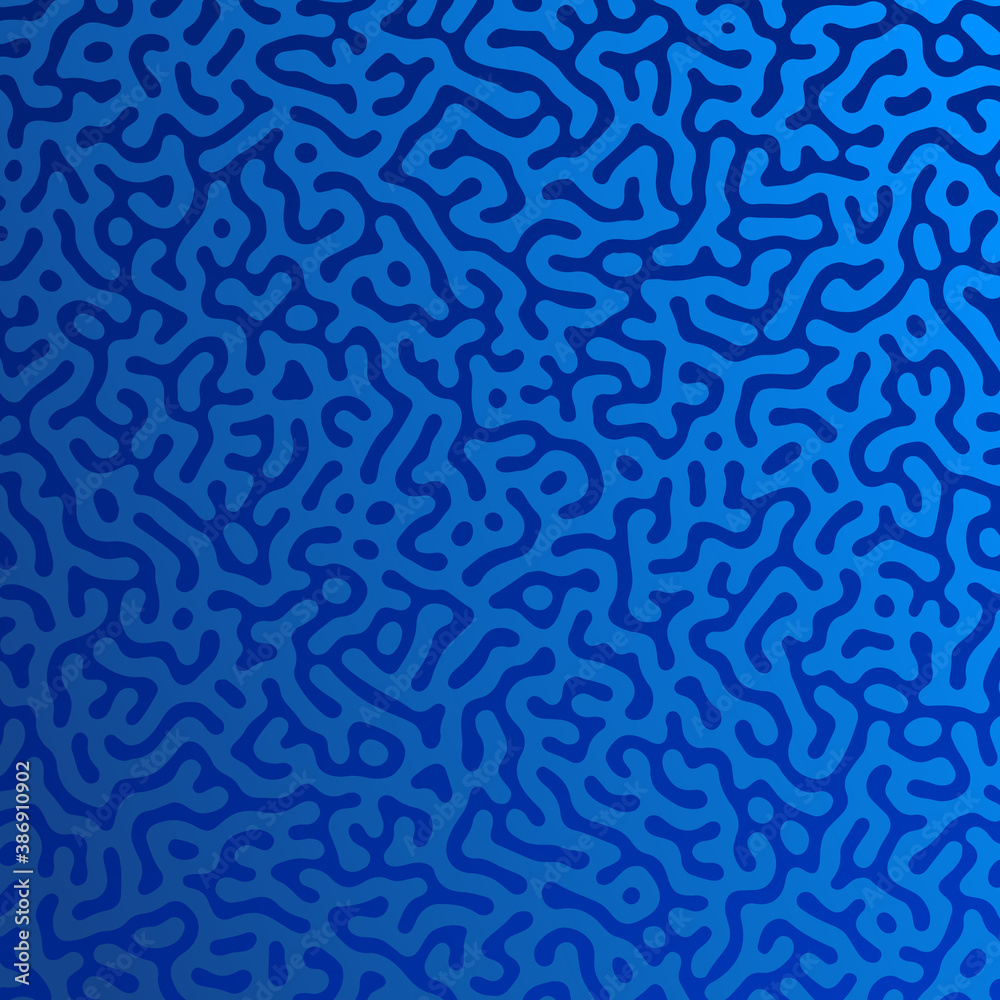 Fototapeta premium Turing reaction colorful background