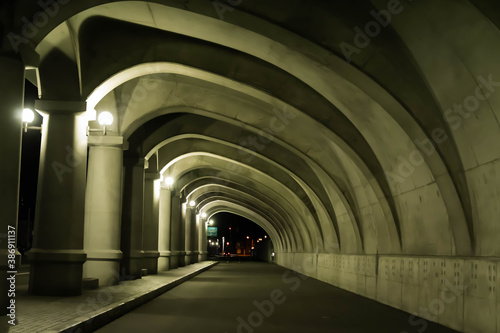 Ancient Roman heritage tunnel light © 直樹 及川