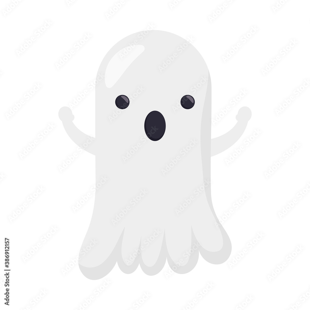happy halloween cute ghost character happy halloween cute ghost character