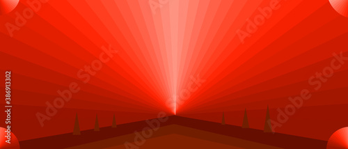 Abstract background red color illuminated texture with street highways textures wallpaper backdrop vector illustration graphic design pattern seamless 