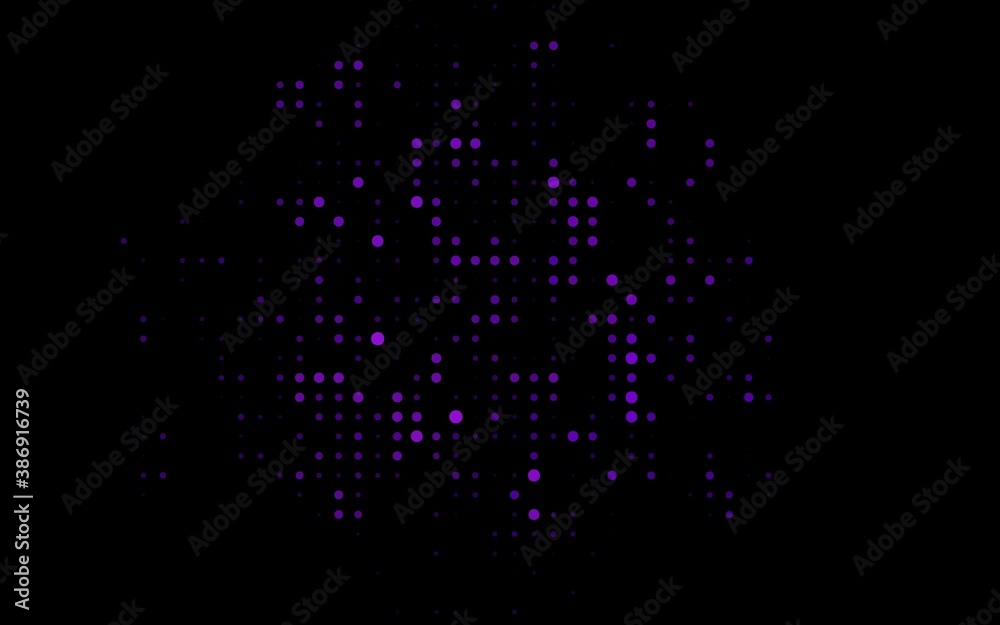 Dark Pink, Blue vector backdrop with dots.
