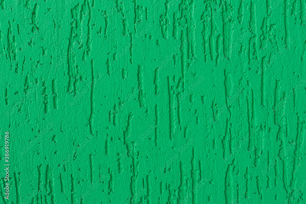 Green painted plaster wall background. Turquoise exterior finish surface. Creative wallpaper, website backdrop for design and text sign. Aqua color decorative texture. Green painted plaster wall background. Turquoise exterior finish surface. Creative wallpaper, website backdrop for design and text sign. Aqua color decorative texture.