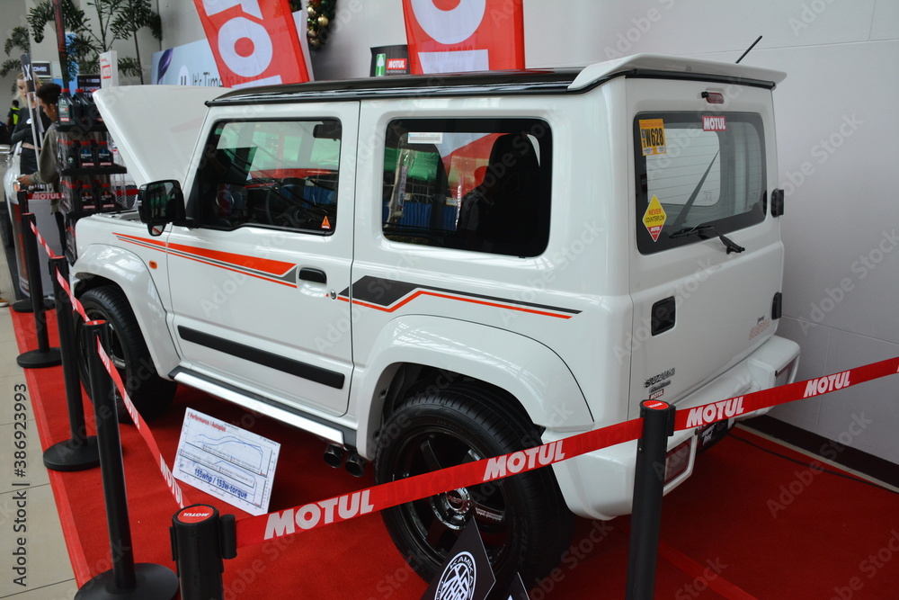Suzuki Jimny Sierra at Manila Auto Salon Stock Photo | Adobe Stock