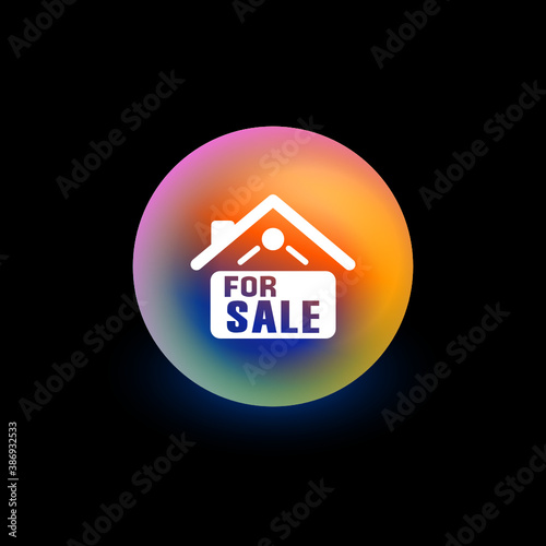 Home For Sale Sign - App Button
