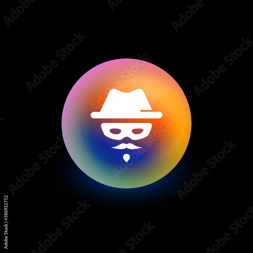 Hide Identity - App Button