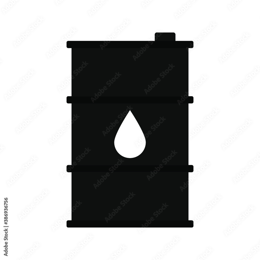 oil industry icon. Oil barrel icon. drum oil icon. vector illustration
