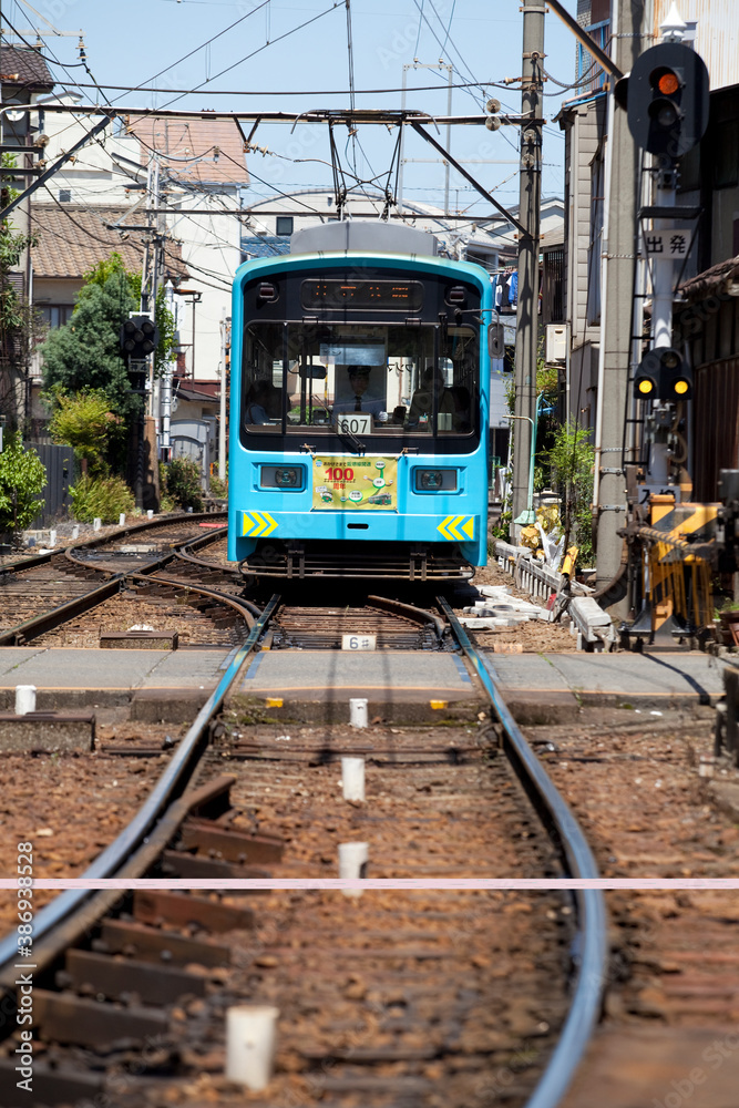 Fototapeta premium 阪堺電車
