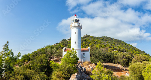 View from Gelidonya Lighthouse. Lycian Way, Antalya Turkey.
