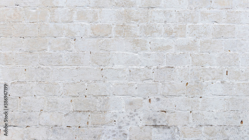 Wallpaper Mural White brick wall background. Old white blocks Torontodigital.ca