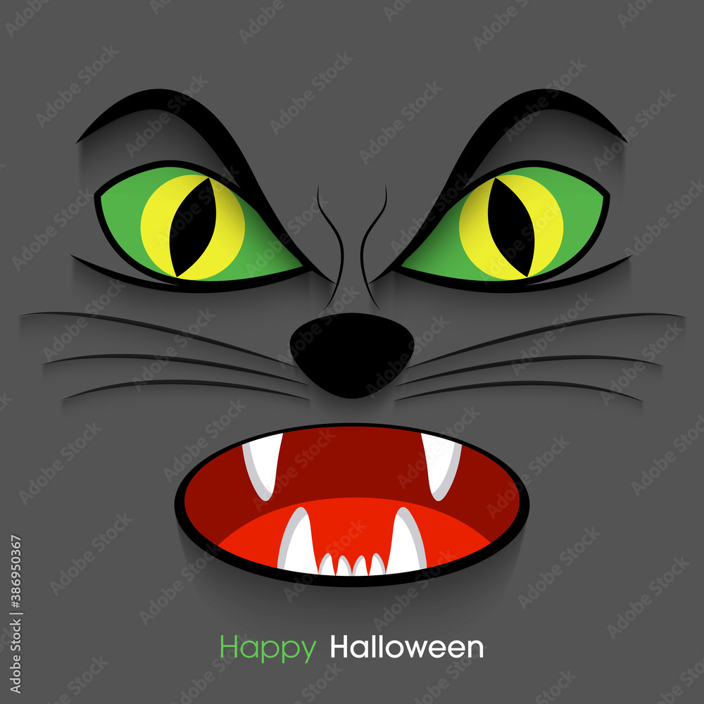 Illustration of poster,banner or invitation of Halloween party.