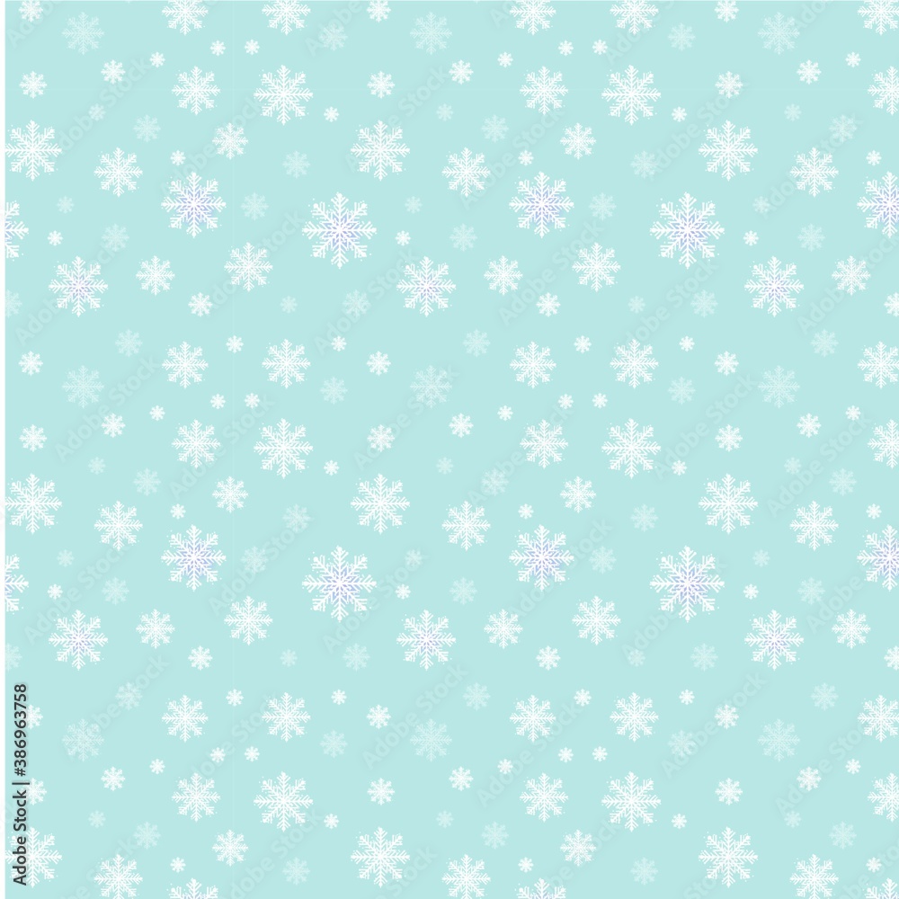 Vector heavy snowfall, snowflakes in various forms and sizes. Vector heavy snowfall, snowflakes in various forms and sizes.