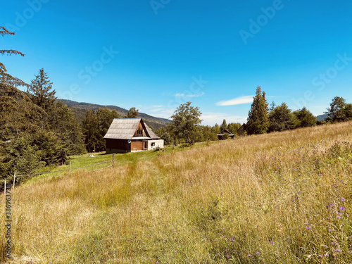 old house in the mountains