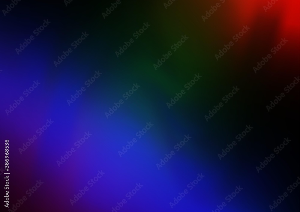 Dark Multicolor, Rainbow vector bokeh pattern.