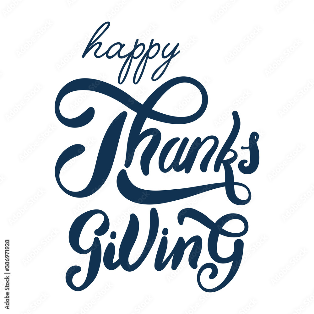 happy thanksgiving day celebration lettering happy thanksgiving day celebration lettering