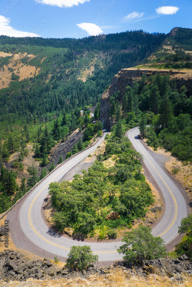 Rowena Crest Viewpoint, Oregon, USA