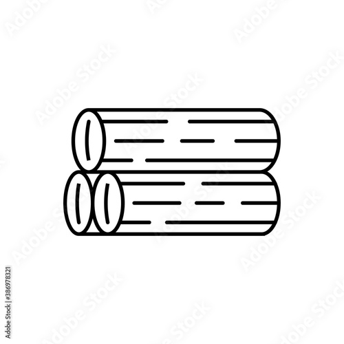 wooden icon element of bathhouse icon for mobile concept and web apps. Thin line wooden icon can be used for web and mobile. Premium icon on white background