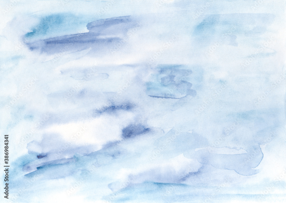 Fototapeta premium Watercolor creative texture. Artistic hand painted colorful background.