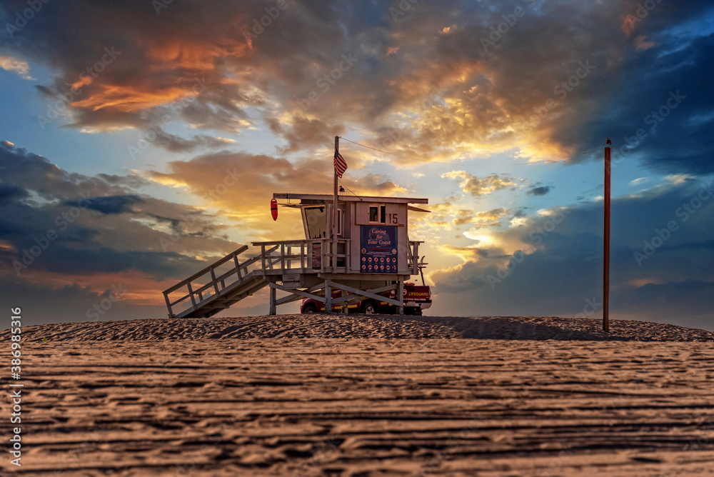 Fototapeta premium los angeles santa-monica